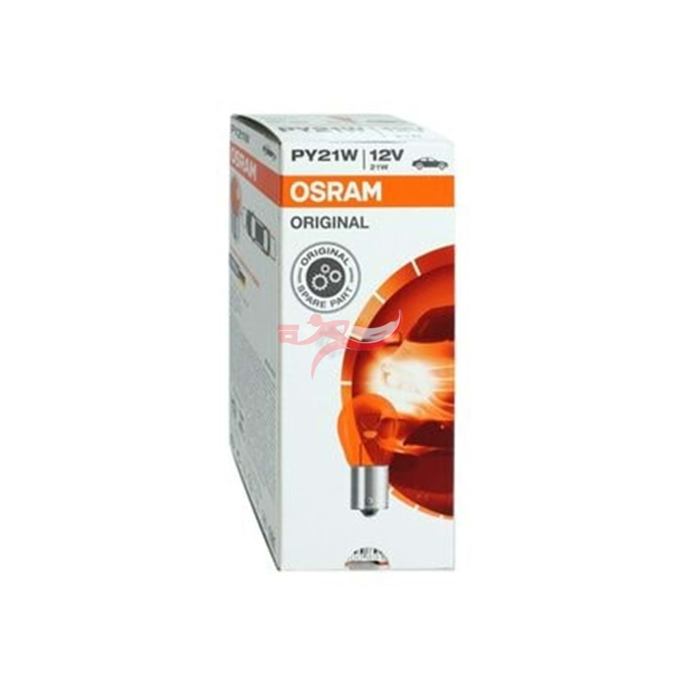 OSRAM 7507 12V-21W SARI SİNYAL AMPÜLÜ