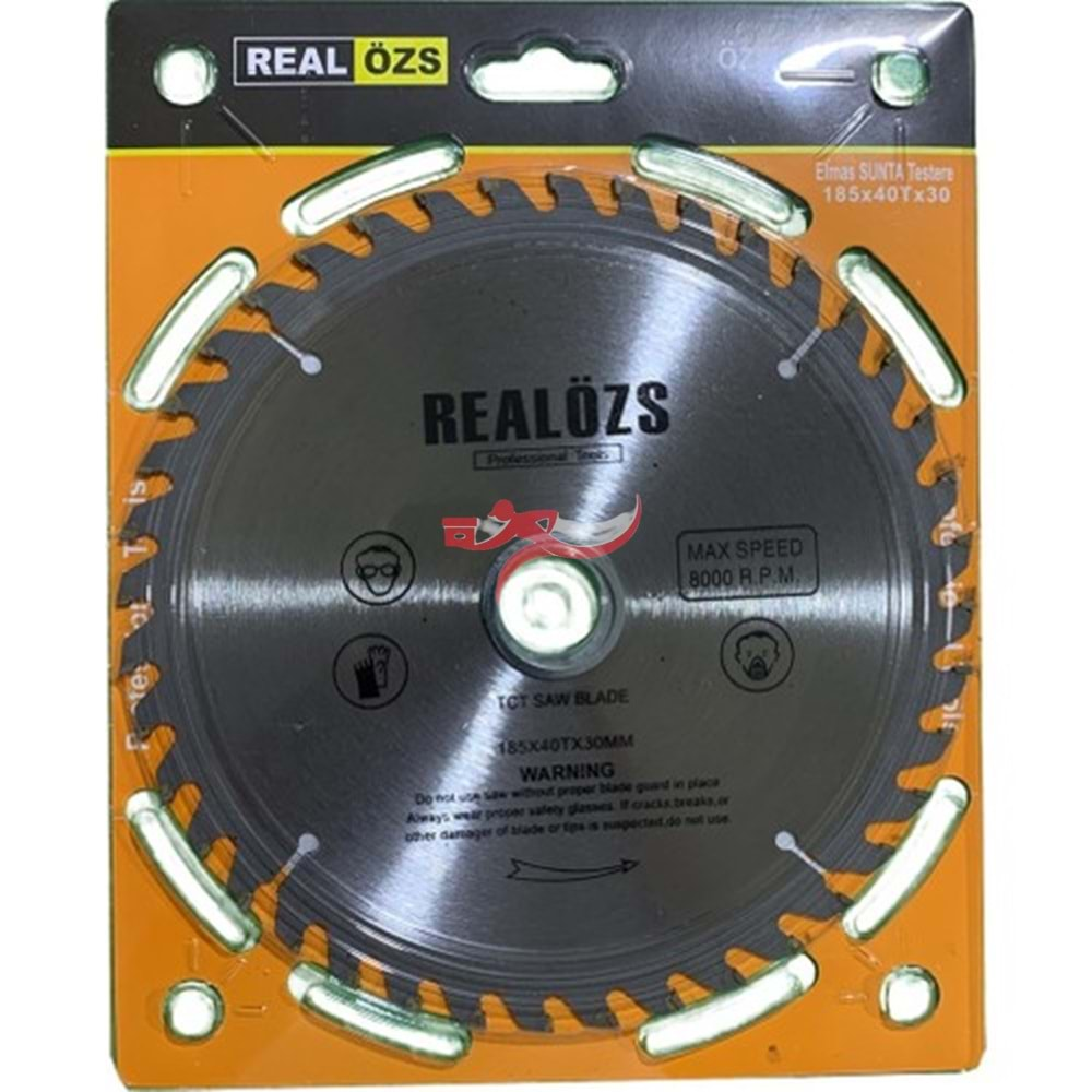 REAL ÖZS 115MM SUNTA TESTERESİ 115X40Tx22x23