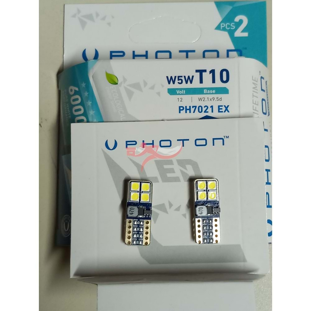 PHOTON PH7021EX 5W T10 DİPSİZ LED AMPÜL BEYAZ CANBUS 8 LED