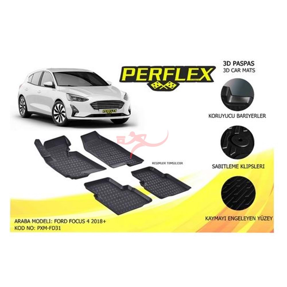 PERFLEX PXM-FD31 HAVUZLU PASPAS FORD FOCUS 2018>