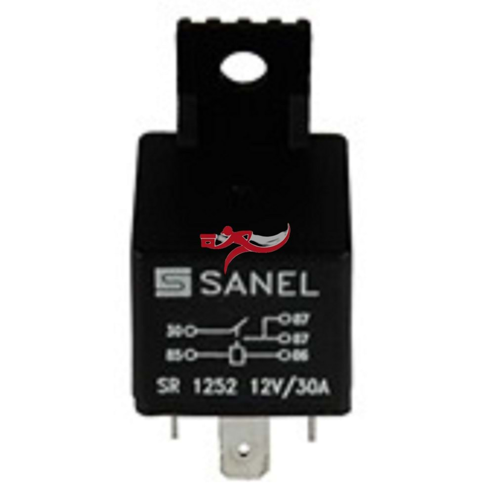 SANEL SR1252A 12V 30A MİNİ ROLE BEŞ UÇLU