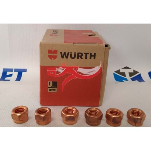 WÜRTH 03662005100, TURBO-EKSOZ SOMUNU M8