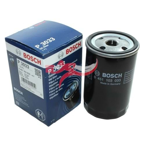 BOSCH 0451103033 YAĞ FİLTRESİ CADDY GOLF JETTA PASSAT POLO BORA T5 LT28 35 LT40 55 IBIZA LEON TOLEDO OCTAVIA