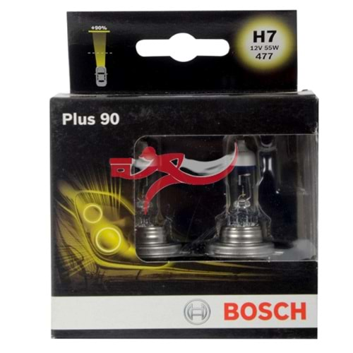 BOSCH 1987301075 12V 55W H7 AMPUL PLUS 90