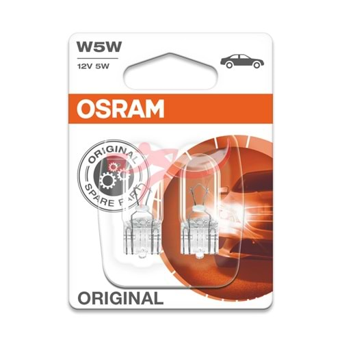 OSRAM 282502B 12V 5W ORTA DİPSİZ