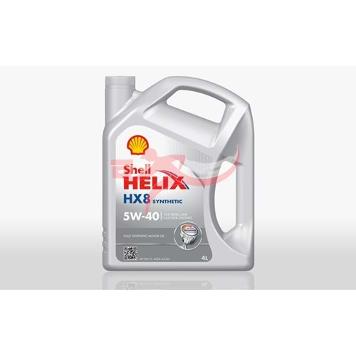 SHELL HELIX HX8 SYNTHETİC 5W40 MOTOR YAĞI 4 LT