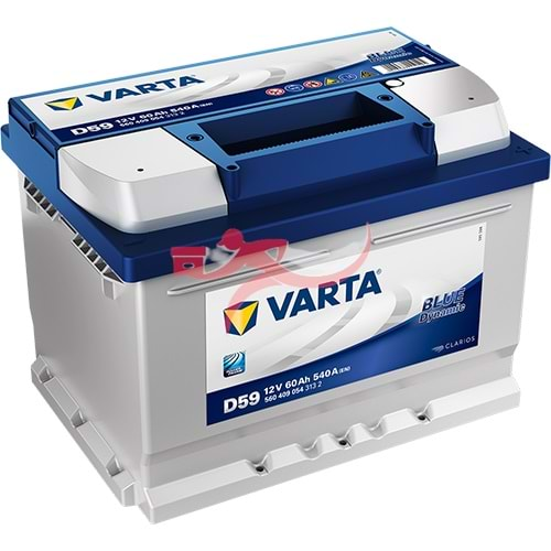 VARTA D59 12VOLT 60AH AKÜ BLUE DYNAMIC