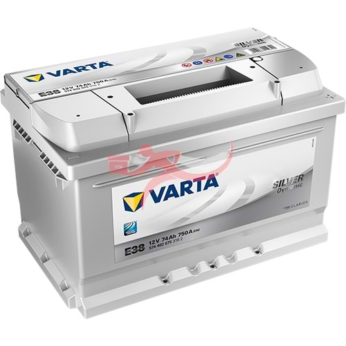 VARTA E38 12VOLT 74AH AKÜ SILVER DYNAMIC