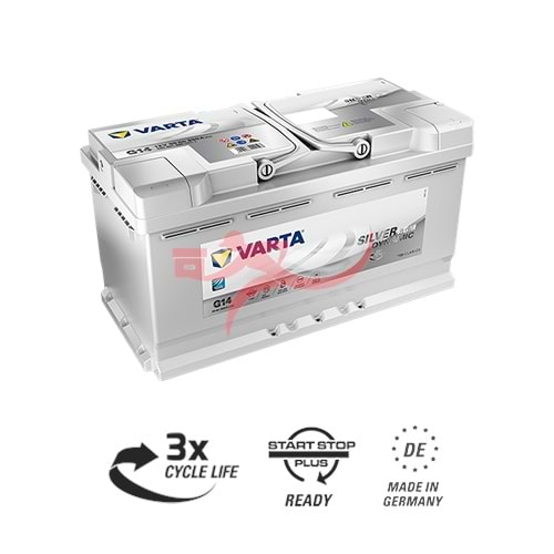 VARTA G14 12VOLT 95AH AKÜ SILVER DYNAMIC AGM