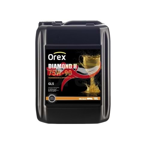 OREX 800074 Diamond H Transmission Oil 75W-90 Gl-5 / 18 Lt (Bidon)