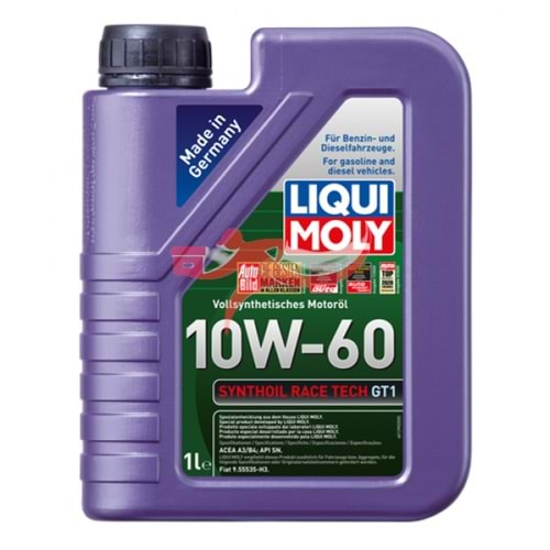 LIQUI MOLY-8908-10W60-MOTOR YAGI-SYNTHOIL RACETECH-1 LT