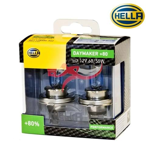 HELLA 8GH178555552 12V 55W H7 AMPUL DAYMAKER +80 3500K