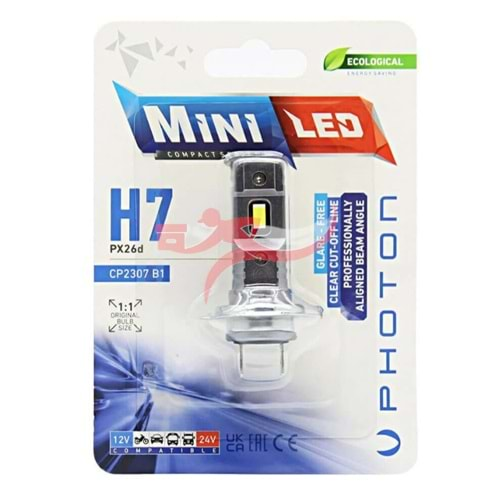 PHOTON MINI H7 12-24V COMPACT LED (TEKLİ BLİSTER)