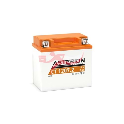 ASTERION CT12072 12V 7 AH 130A MOTORSİKLET AKÜSÜ TERS KUTUP