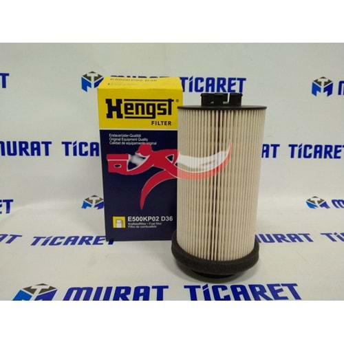 HENGST E500KP02D36 MAZOT FİLTRESİ AXOR 1840 ACTROS