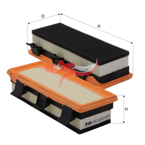 FIL FILTRE HP 2051 HAVA FİLTRESİ Clio II Kangoo 98- 1.9D Tirnakli 7701044101