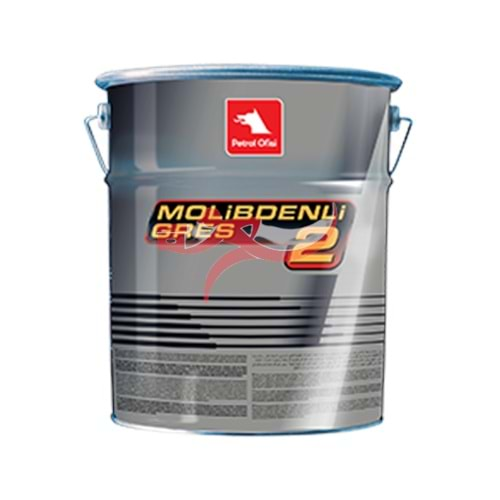 PETROL OFİSİ Molibdenli Gres 2, 15 KG METAL KOVA