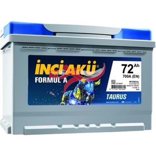 İNCİ 12VOLT 72Ah AKÜ