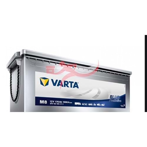 VARTA M8 170 AMPER AKÜ 12V 1000EN