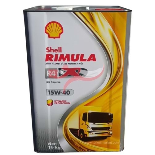 Shell Rimula R4 X 15W-40 - 16KG Teneke