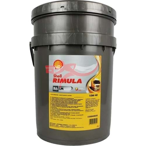 SHELL RİMULA R6 LM 10W40 17.5 KG E6/E9