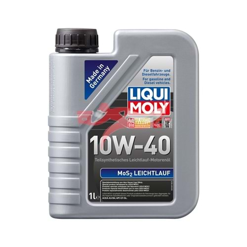 LIQUI MOLY 10W40 Motor Yağı MoS2'li Kısmi Sentetik LEICHTLAUF 1 L (2626)