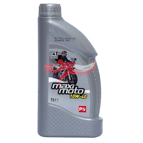 PETROL OFİSİ MAXİMOTO 10W40 4T 4 ZAMANLI SENTETİK MOTOR YAĞI 1L