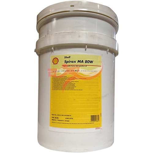 SHELL SPIRAX - MA 80W, 17.5KG - Şanzıman/Dişli Yağı