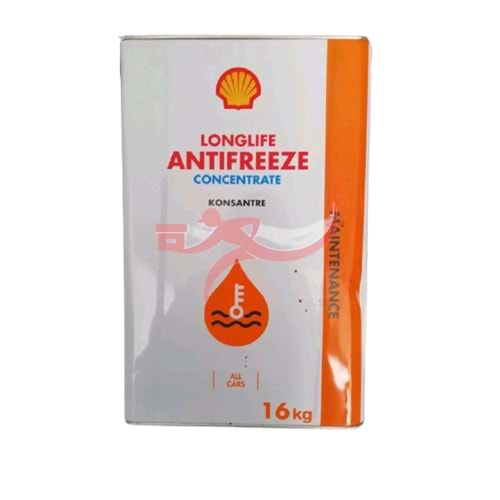 SHELL LONGLİFE KIRMIZI ANTİFRİZ 15 KG TNK (KONSANTRE)