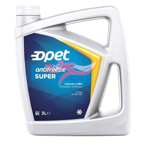 OPET SUPER ANTİFRİZ SÜPER 3LT MAVİ