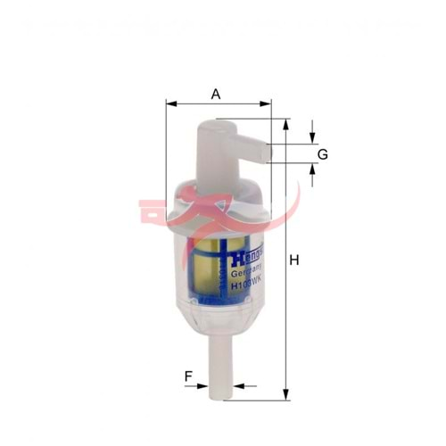 HENGST H103WK BENZİN FİLTRESİ SÜZGEÇLİ