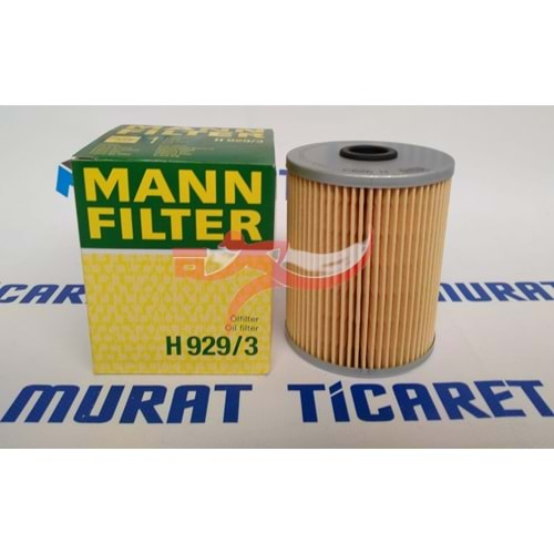 MANN FILTER H929/3 RETERDAR FİLTRESİ SCANİA