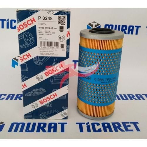 BOSCH 0986TF0248 YAĞ FİLTRESİ MAN TGL 12180