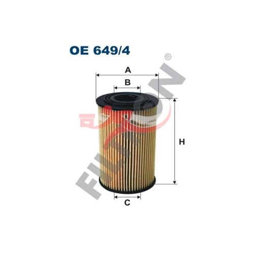 FİLTRON OE649/4 YAĞ FİLTRESİ BMW E46 520İ