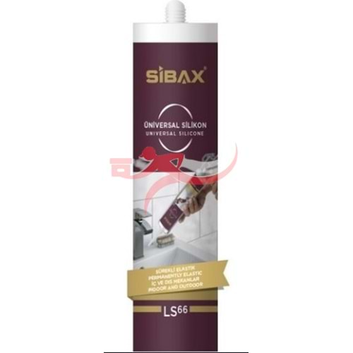 SİBAX LS66 ÜNİ SİLİKON SİYAH 280 GR