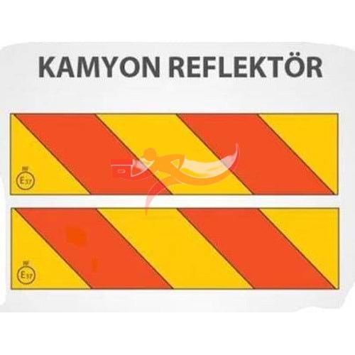 KAMYON ARKA İŞARET REFLEKTÖRÜ-TAKIM YAPIŞTIRMA (2ADET)