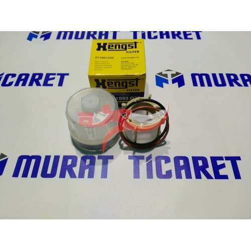 HENGST E11S03D29 MAZOT EL OTOMATİĞİ ŞİŞESİ ve süzgeci