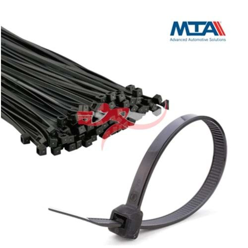 MTA 4621500 KABLO BAĞI 290×4,8 MM SİYAH (100 LÜ PAKET)