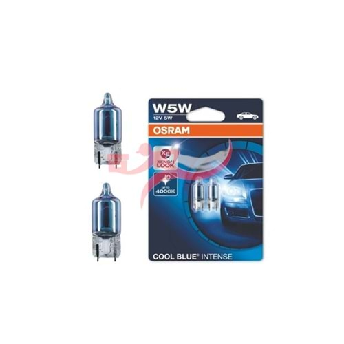 OSRAM 2825CBN ORTA DİPSİZ AMPÜL 12 VOLT COOL BLUE